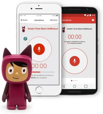 Tonies Kreativ-Tonie, Beere/hellbraun 4 Tonies Kreativ-Tonie, Beere/hellbraun – Bild 2